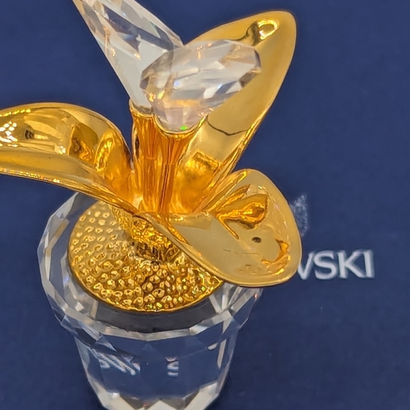 Retired SWAROVSKI CRYSTAL MEMORIES – CALLA LILLIES GOLD 675654 - Picture 12 of 14